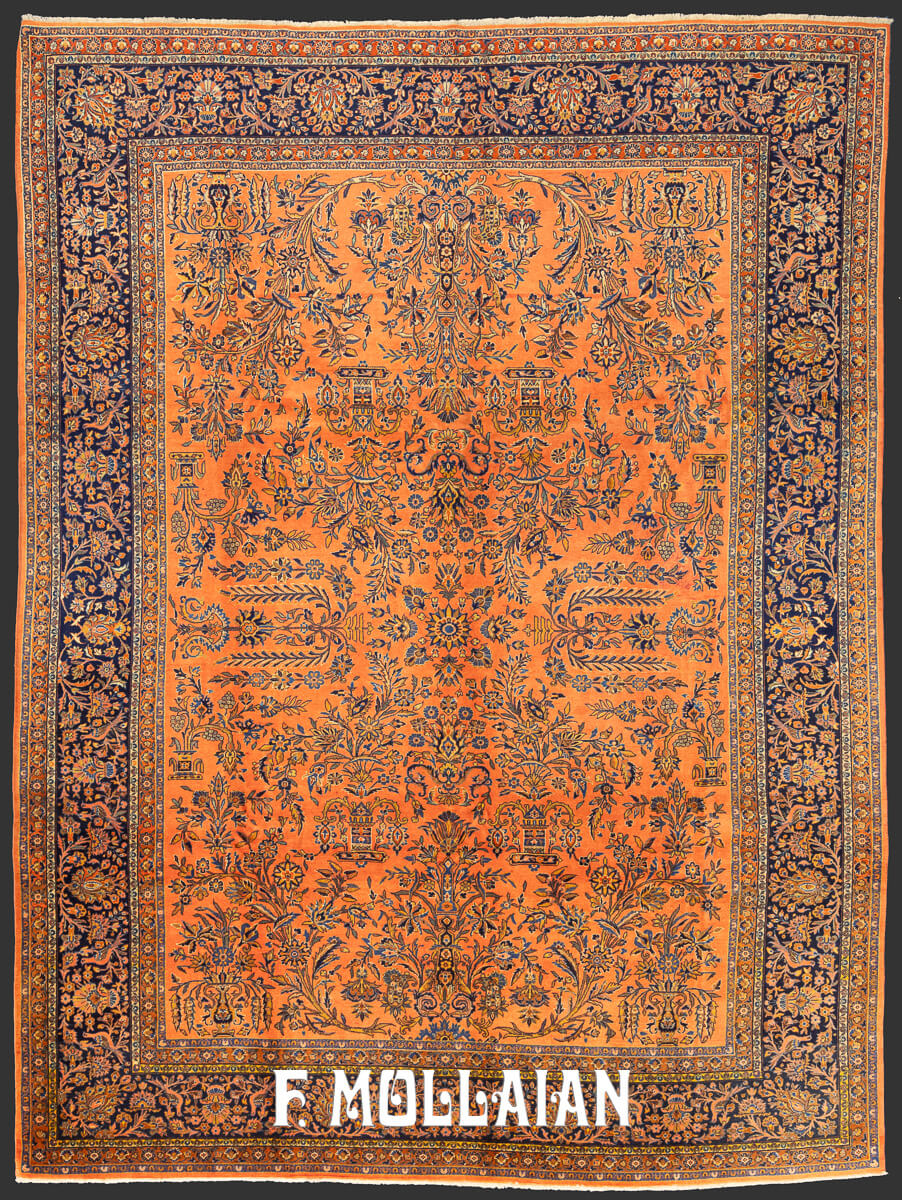 Tappeto Keshan Manchester Disegno Floreale Classico n°:82709804